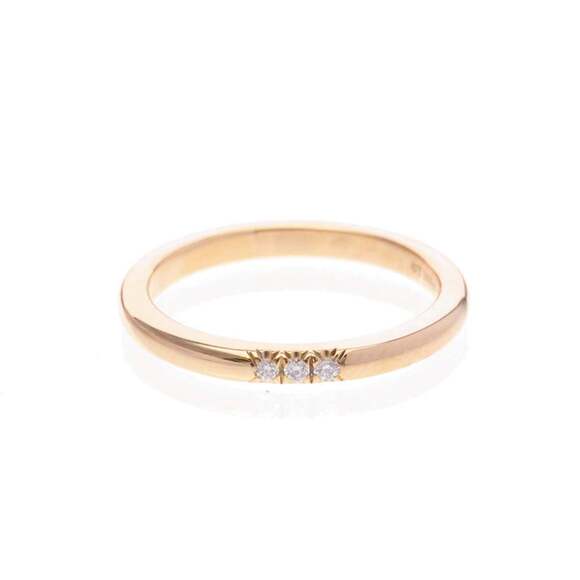 TIFFANY 18k Gold Diamond Ring